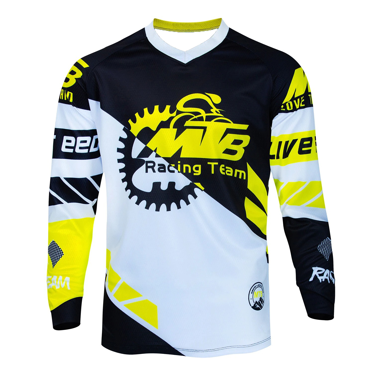 Cycling Gear Apparel - Męska koszulka rowerowa górskowa z długim
