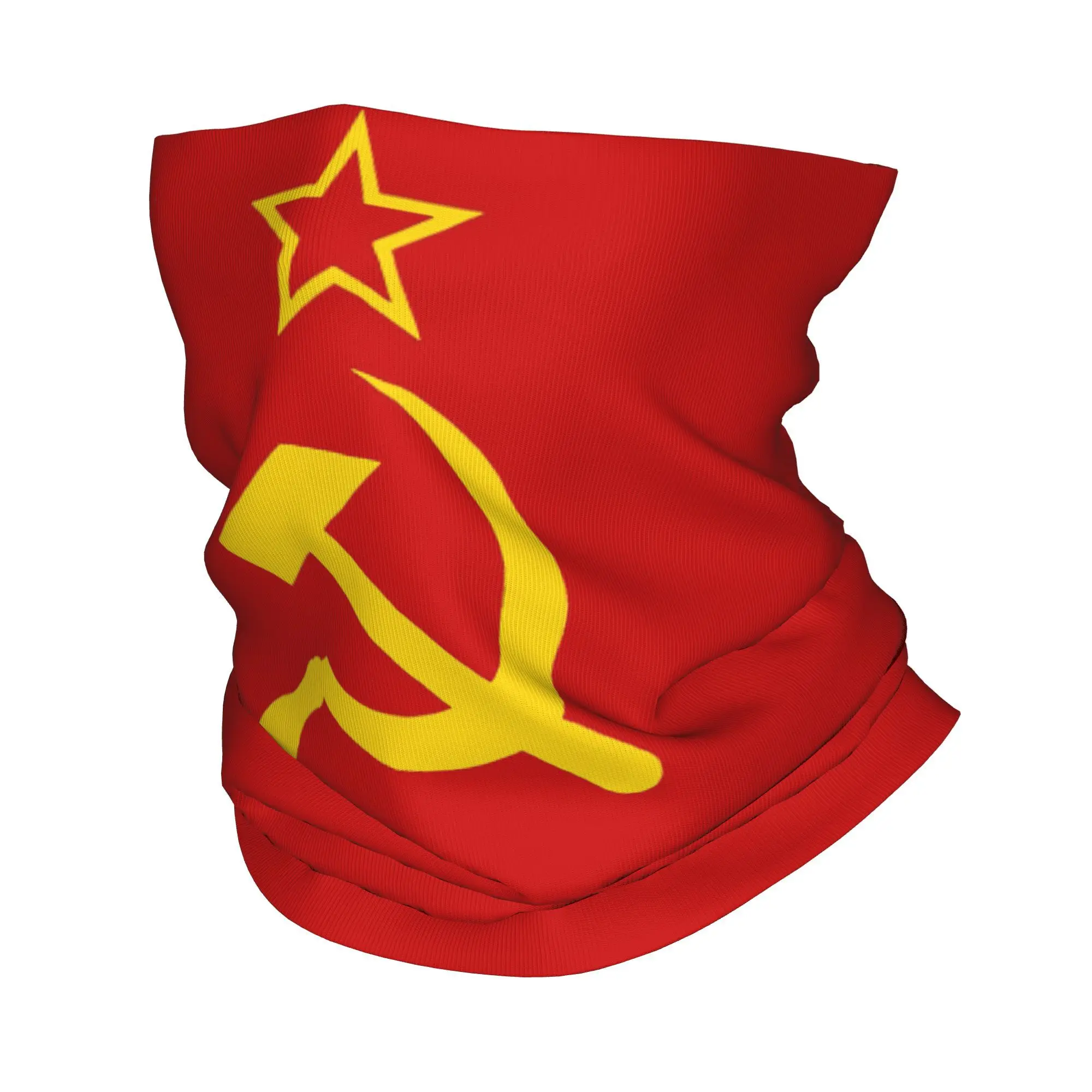 Cycling Headwear - Bandana Szalik Maska Wielofunkcyjna Złoty Sierp