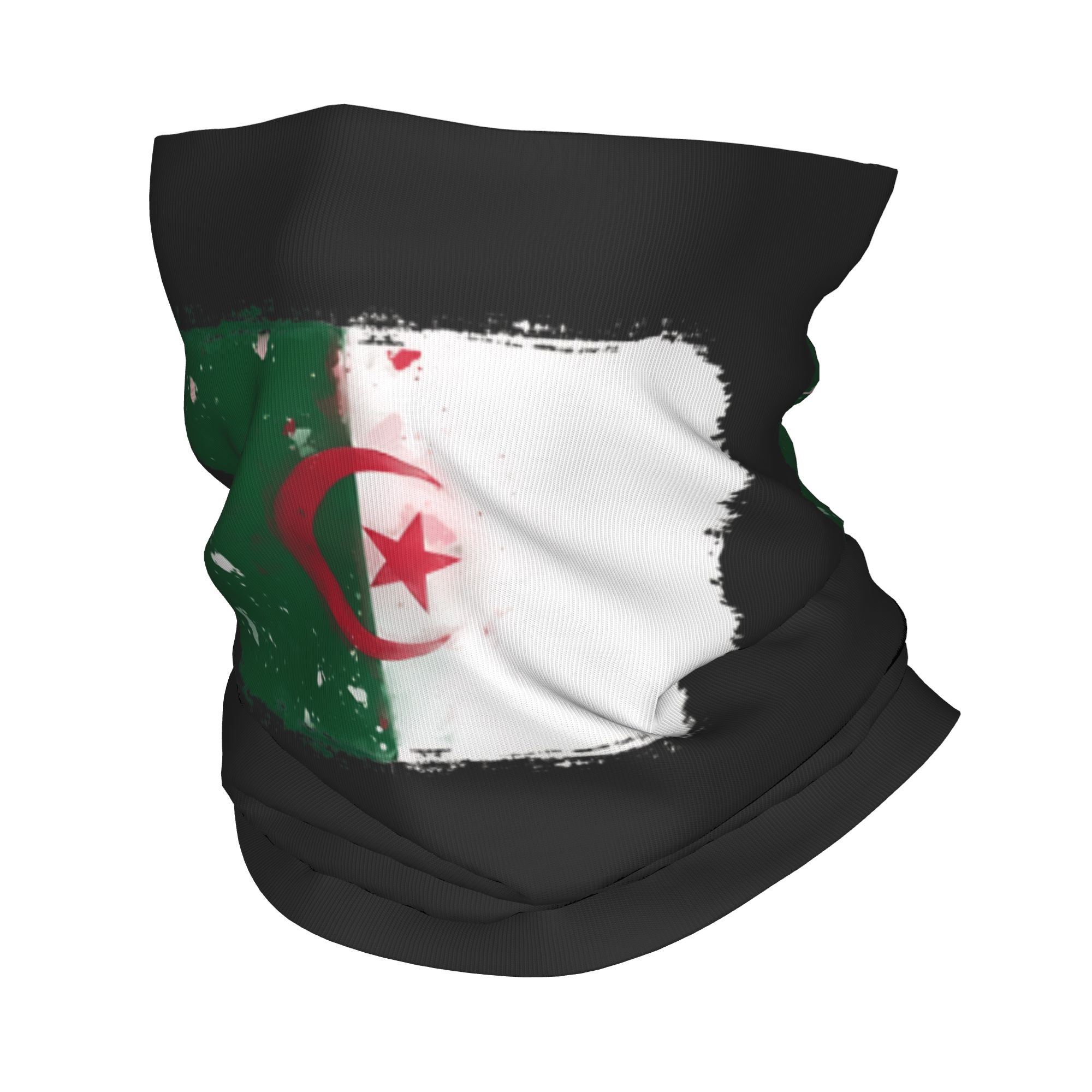 Cycling Headwear - Bandana z flagą Algierii Retro Maska