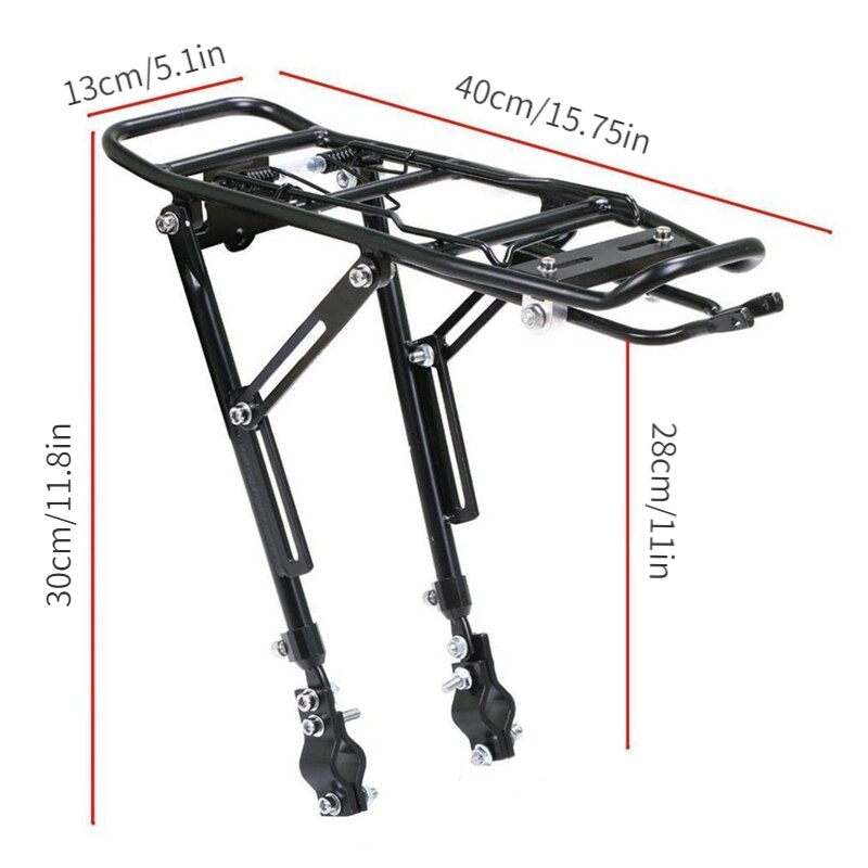 1PC Aluminiowy tylny bagażnik  – Cycling Gear Storage recenzja i cena