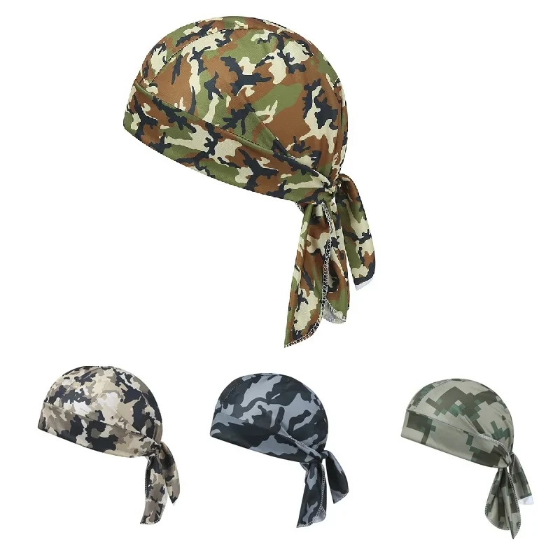 Kamuflażowa opaska na głowę, b – Cycling Headwear recenzja i cena